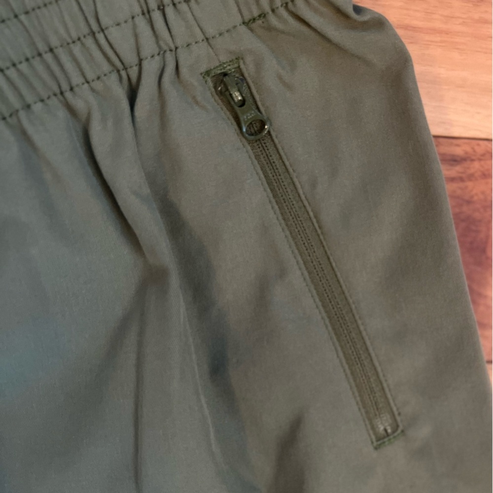 Outdoor Voices Olive Wide Leg Stretch Waist Pull On Jogger Outerwear Pants - Picture 11 of 13
